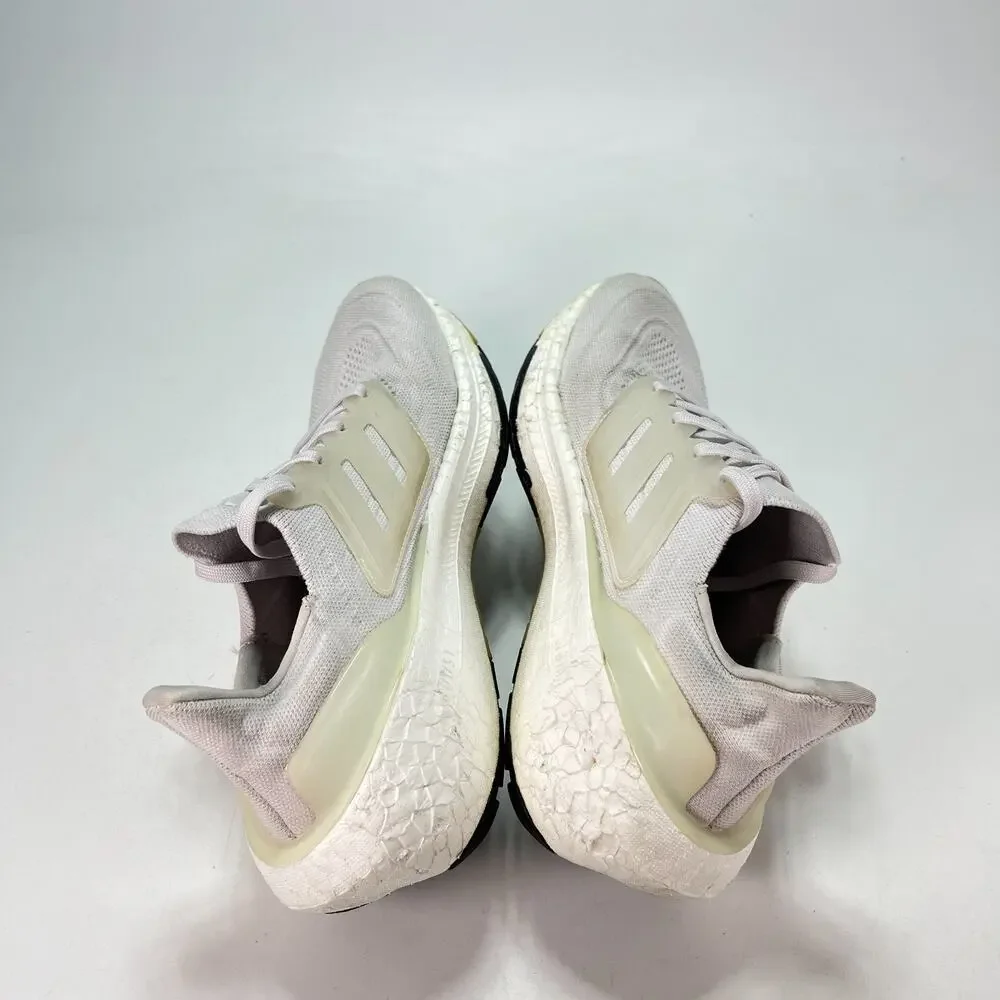 adidas Ultraboost Light Triple White Running Shoes Sneakers GY9350 Youth Size 7